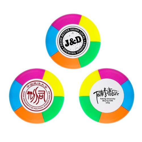 5-Colour Round Highlighter