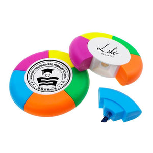 5-Colour Round Highlighter