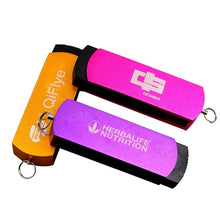 Load image into Gallery viewer, 4GB Rotating USB Thumbdrive With Coloured Body