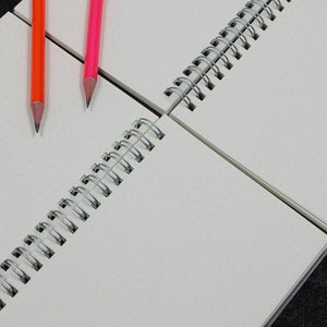 A5 Notebook With Clear Cover And Dot Grid Pages