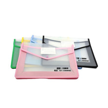 Load image into Gallery viewer, A4 Clear Document Pouch With Coloured Edge