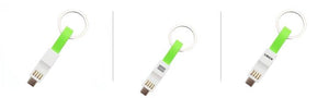 3-in-1 Magnetic Charging Cable Keychain