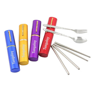 3-Piece Metal Cutlery In Portable Case