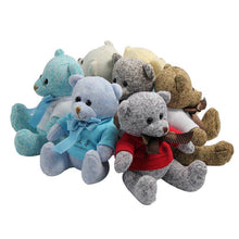 Load image into Gallery viewer, 16cm Colourful Knitted Teddy Bear Plush Toy