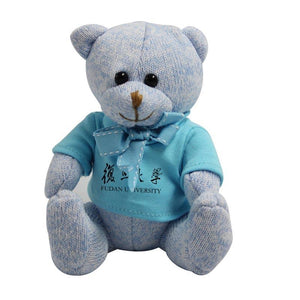 16cm Colourful Knitted Teddy Bear Plush Toy