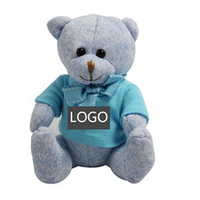 Load image into Gallery viewer, 16cm Colourful Knitted Teddy Bear Plush Toy