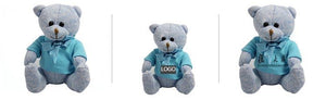 16cm Colourful Knitted Teddy Bear Plush Toy