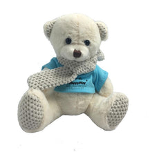 Load image into Gallery viewer, 16cm Teddy Bear Plush Toy With Knitted Scarf