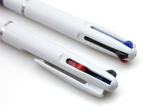 3-Colour Multi-Pen With Grey Rubber Grip