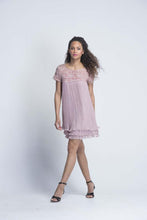 Load image into Gallery viewer, Pastel Lipstick Plisse Formal - Women Dresses - yz-buyer.myshopify.com